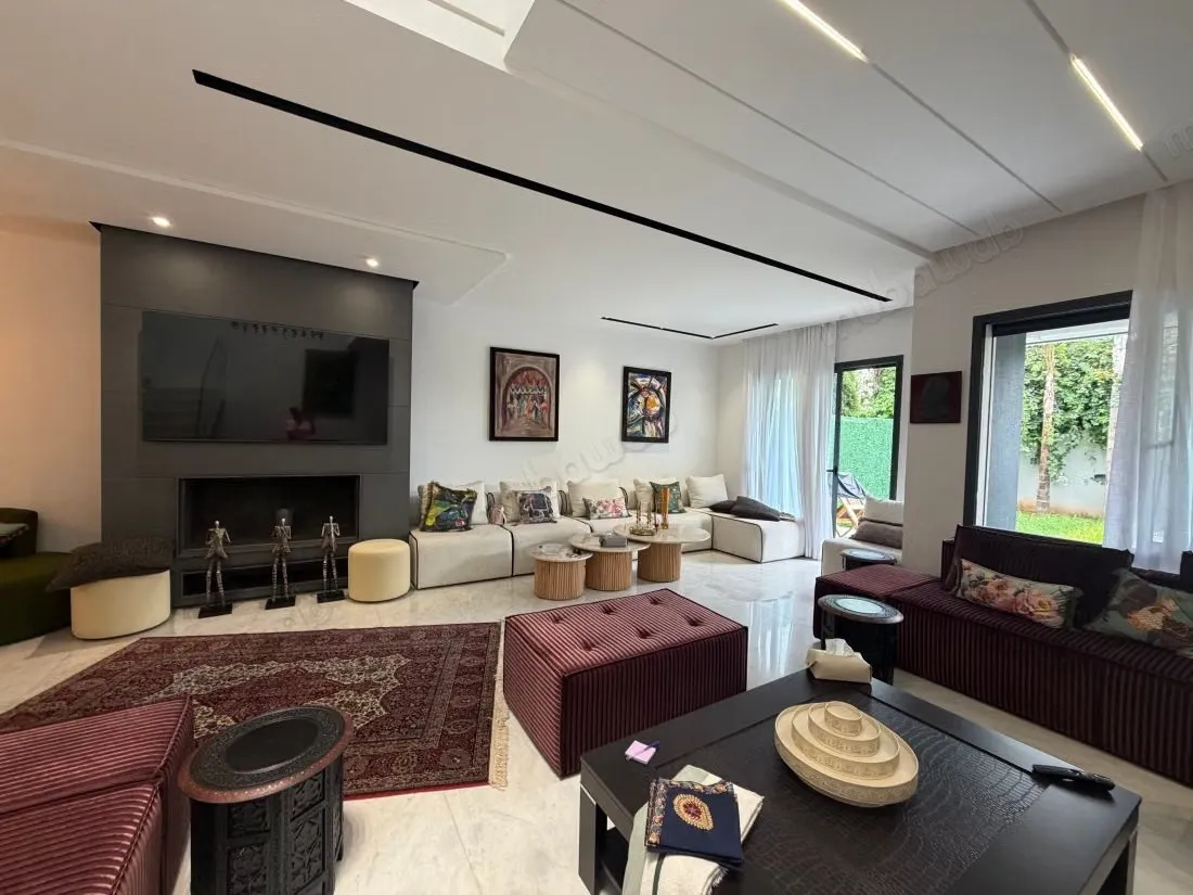 Villa de luxe à louer meublé à Dar Bouazza - دار بوعزة (2)