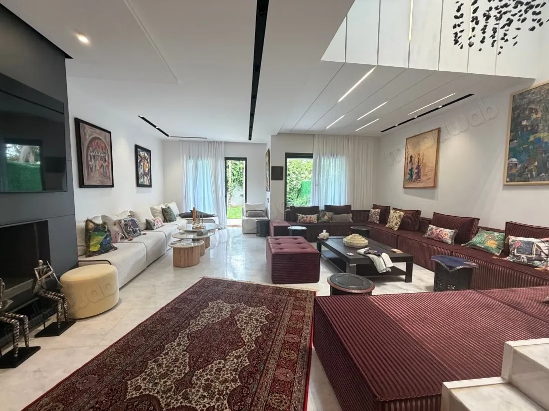 Villa de luxe à louer meublé à Dar Bouazza - دار بوعزة (3)