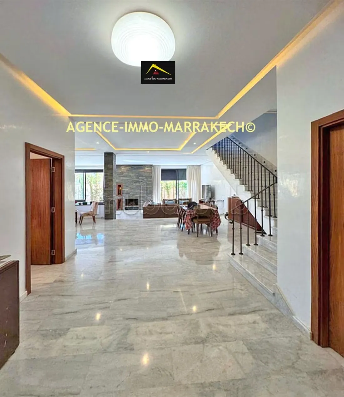 Villa meublé sur 400 m² à louer Habitation annuelle, piscine - مراكش (3)