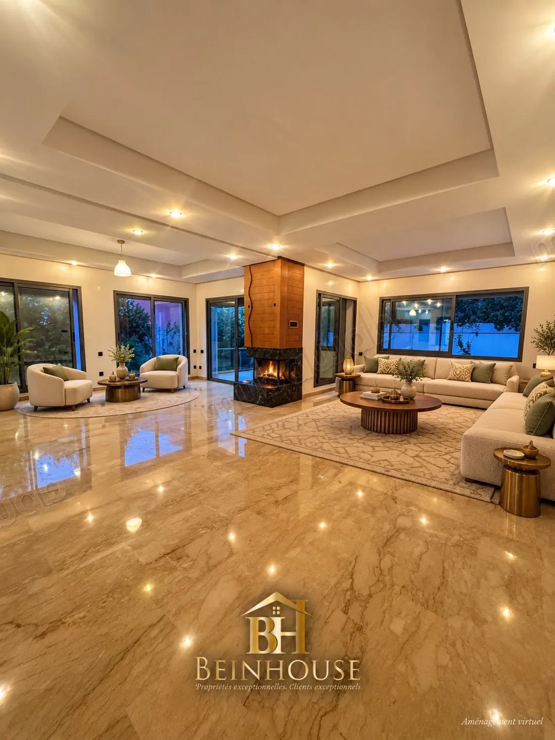Magnifique villa à louer à Riyad. 8 grandes pièces. Terrasse... - الرباط
