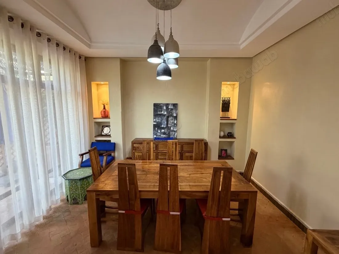 Villa meublée à louer 
résidente Golfique Samanah 
Marrakech - Tameslohte (2)