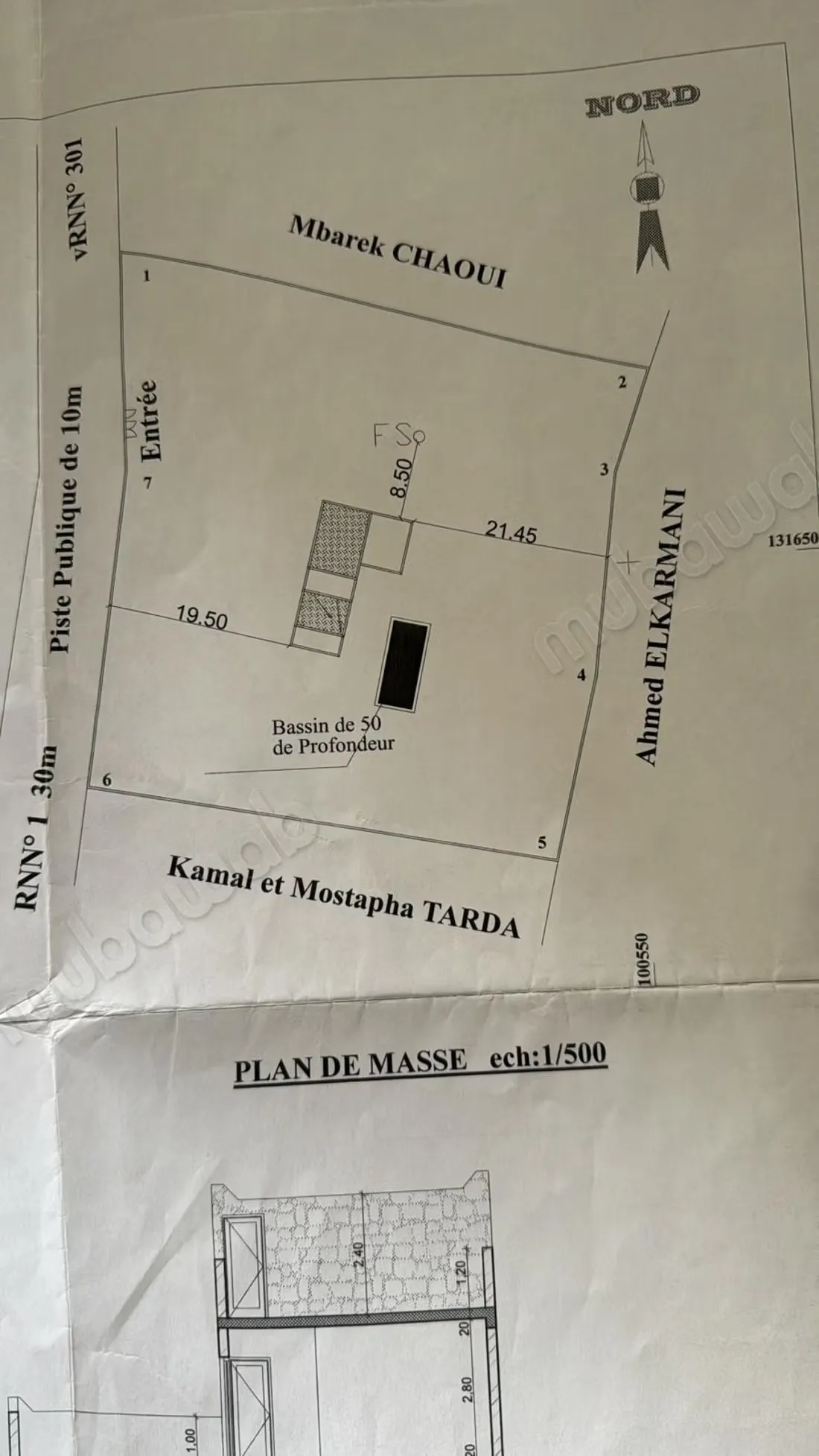 Très belle maison en vente à Route de Safi. Superficie 3000... - الصويرة (3)