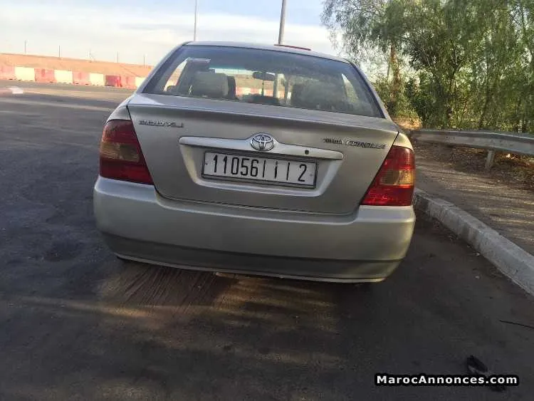 Toyota corolla diesel -2002 - الرباط (2)