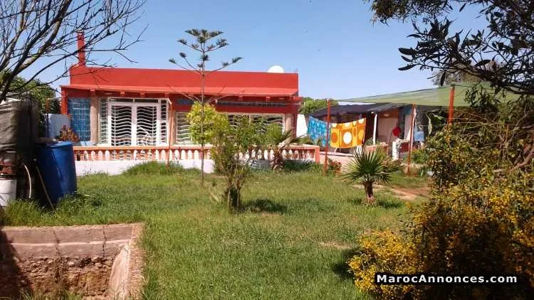 Terrain avec maison - سيدي رحال (2)