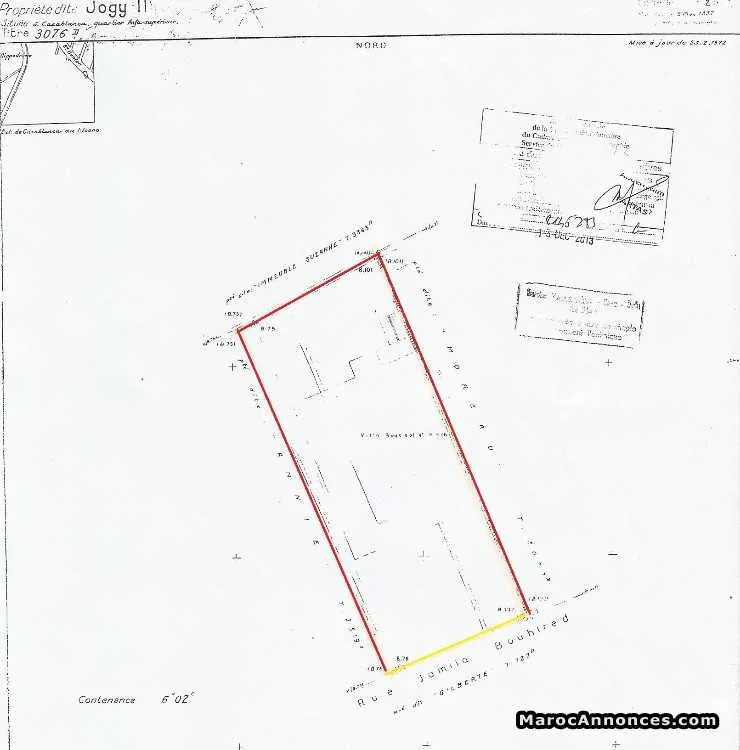 Terrain de 600 m² a vendre  anfa - الدار البيضاء