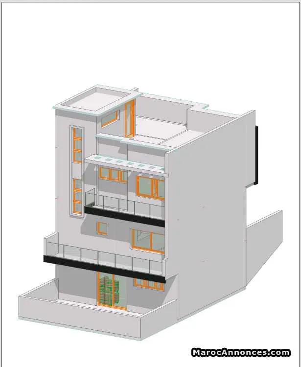 Terrain  lot de villa - القنيطرة (2)