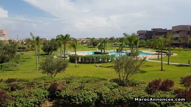 Appartement meublé avec piscine à louer :marrakech - مراكش