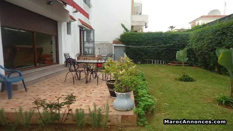 Villa meublé de 400m² a louer à hay riad - الرباط