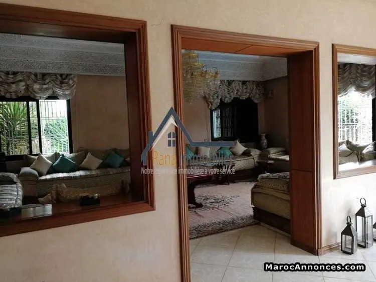 Villa de 1000m² meublée à louer à souissi - الرباط (2)