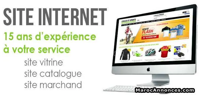 Création de site web pro dynamique & e-commerce - الدار البيضاء