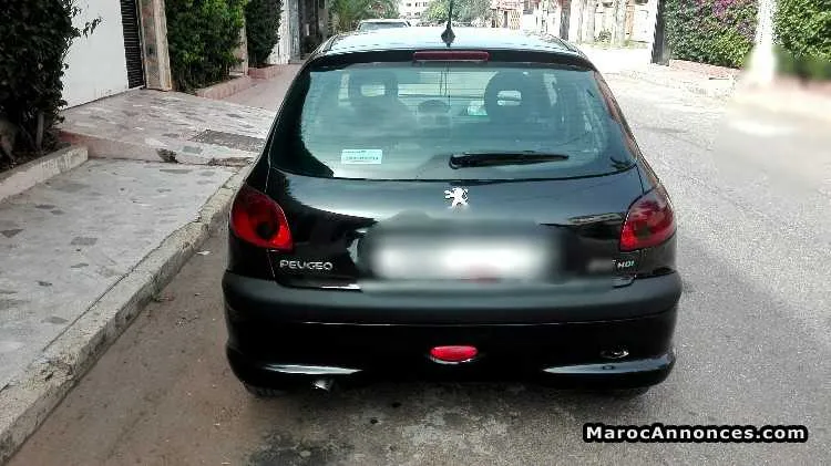 Peugeot 206 hdi tout option - الدار البيضاء (3)