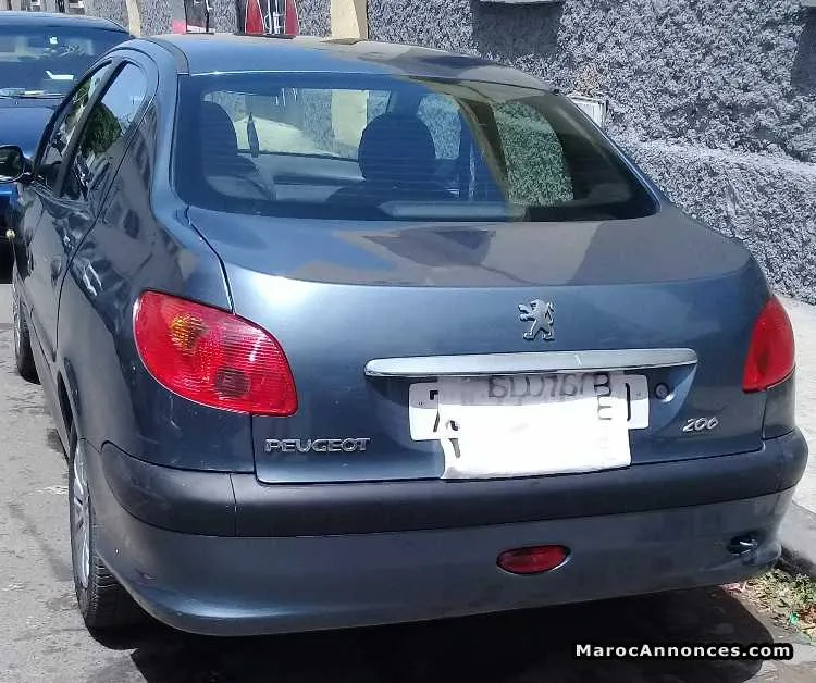 Vente voiture peugeot 206 - الدار البيضاء