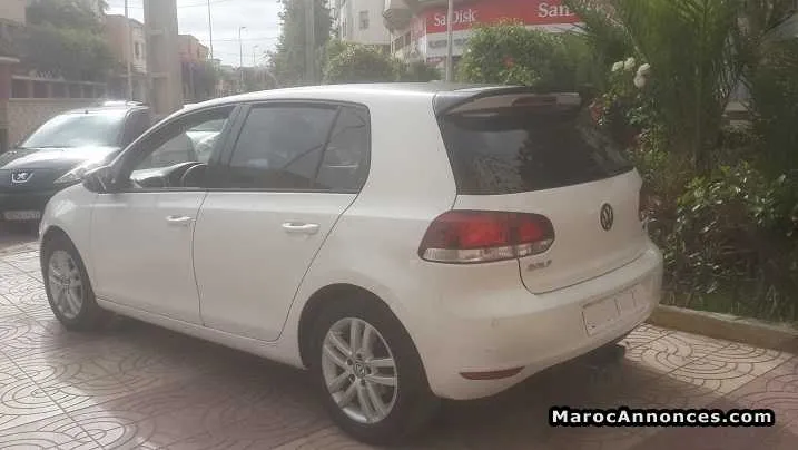 Vw golf 6   diesel - الدار البيضاء (2)