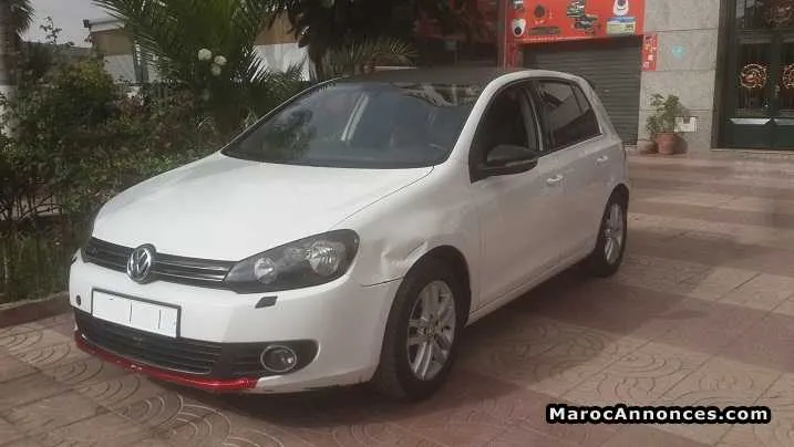 Vw golf 6   diesel - الدار البيضاء