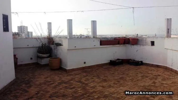 Vente appartement avec terrasse au centre ville - الرباط