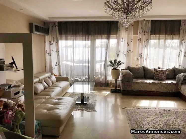 Appartement sur val fleuri ensoleillé de 120 m2 - الدار البيضاء (2)