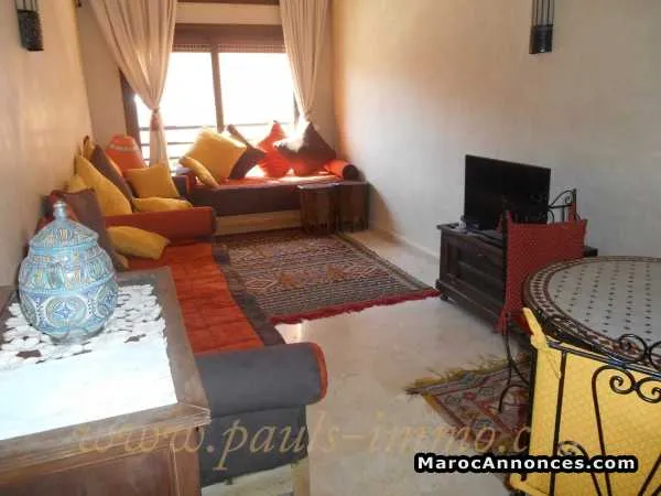 Appartement traversant avec piscine - مراكش (2)