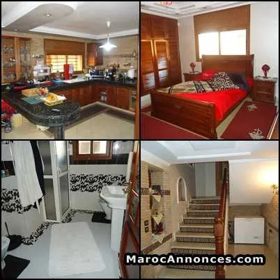 Villa à vendre quartier al boustane 360m2 - الجديدة