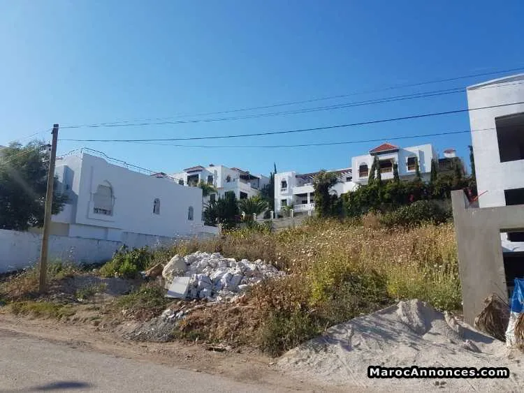 Terrain titré de 773 m2 zone villa à boubana - طنجة
