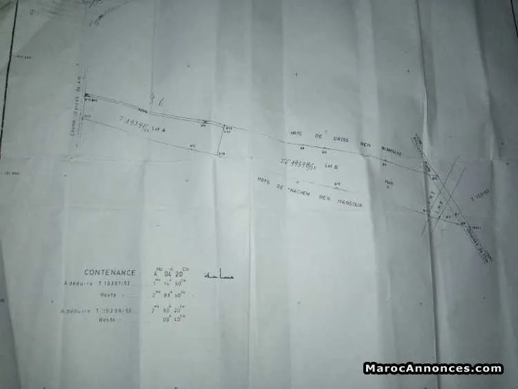 بقعة أرضية  دوار الخيايطة - برشيد