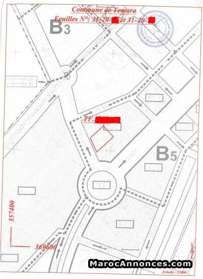 Terrain de 1258 m2 à temara - تمارة (2)