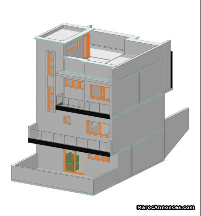 lot de terrain villa situé à alliance-mehdia - القنيطرة