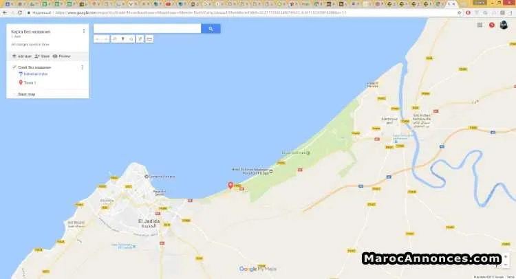 Terrain 331 sq.m. pour villa de mer - الجديدة (3)
