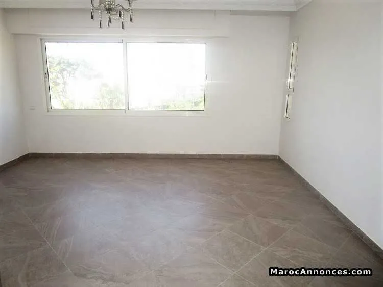 Appartement vide luxe 120m2 à q. palmier ss vis à vis - الدار البيضاء (2)