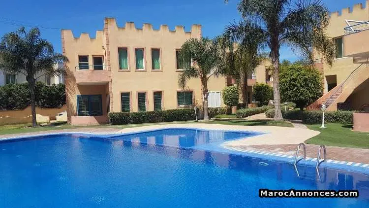 Appartement meublé dans une résidence avec piscine - الجديدة