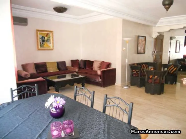 Appartement meublé en location à racine - الدار البيضاء