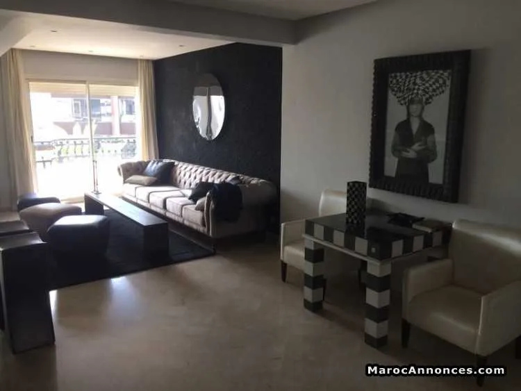 Appartement meublé en location à racine extension - الدار البيضاء (2)