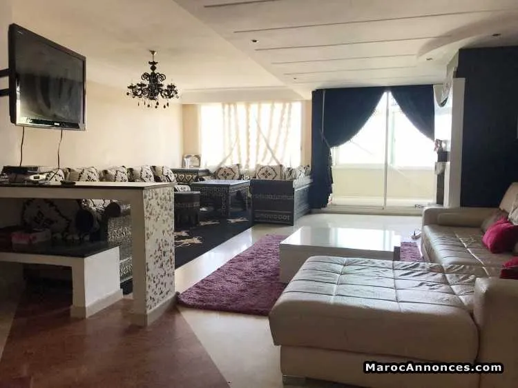 Appartement de 150 m2 palmier 3 chambres - الدار البيضاء