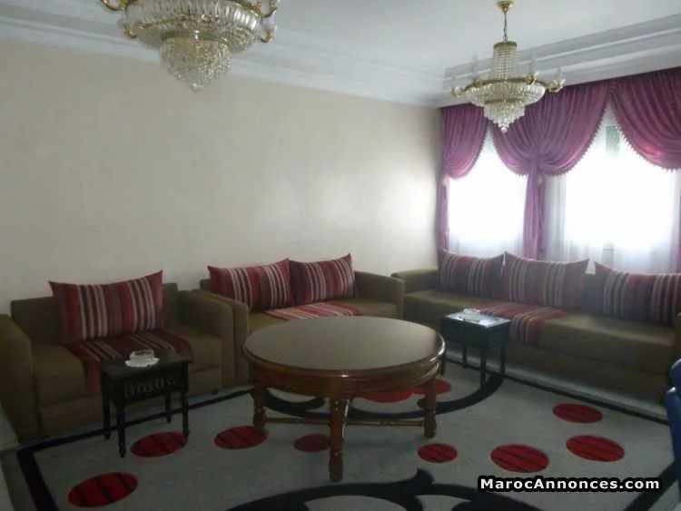 Appartement meublé en location à palmier - الدار البيضاء
