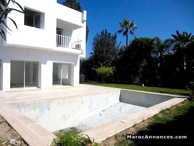Villa 1000 m² à louer, longchamp, casablanca - الدار البيضاء
