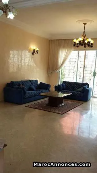 Villa meublé en location au quartier lissasfa - الدار البيضاء