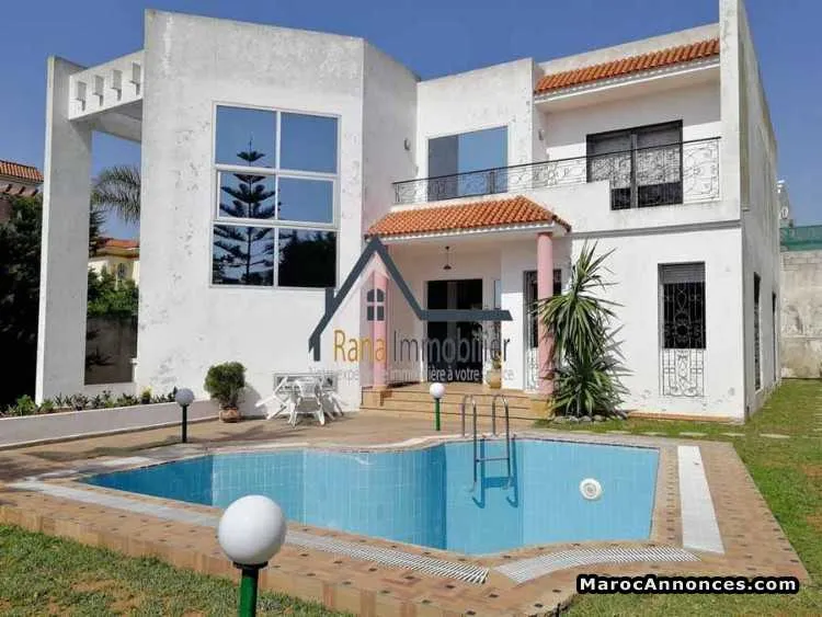 Villa de standing neuve à louer à hay riad rabat - الرباط