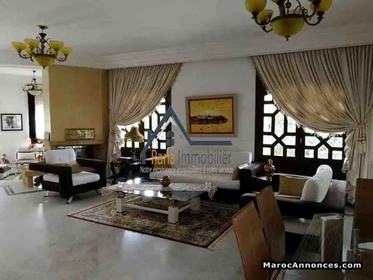 Villa neuve de haut standing meublée à hay riad - الرباط