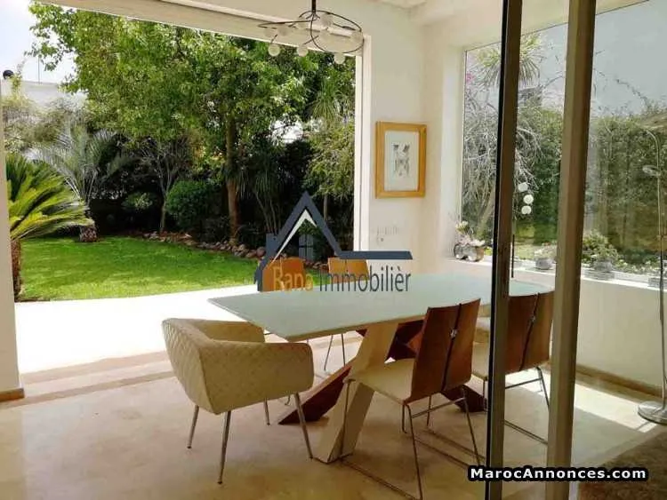 Villa de rËves magnifique meublée a louer souissi - الرباط (2)
