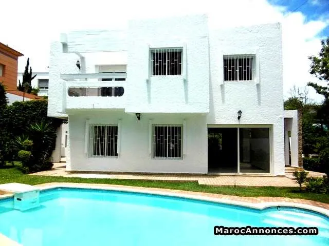 Très belle villa 670 m² à louer, longchamps, casa - الدار البيضاء