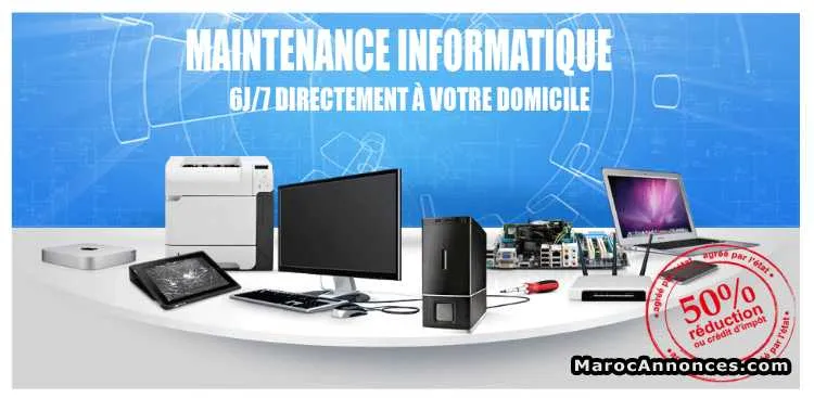 Technicien informatique et parabole a domicile - الدار البيضاء