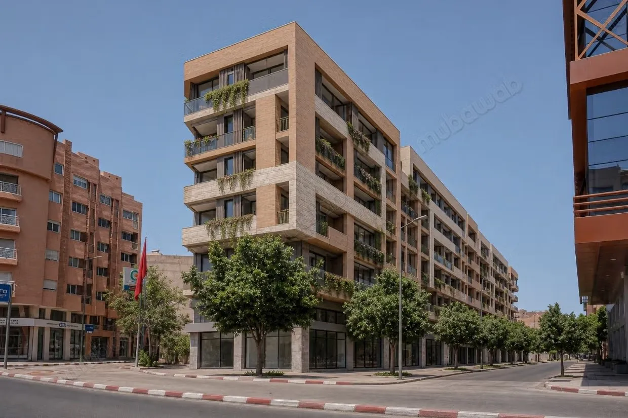 Vend appartement à Guéliz. 
Surface de 84 m². 
Jardin et asc... - مراكش