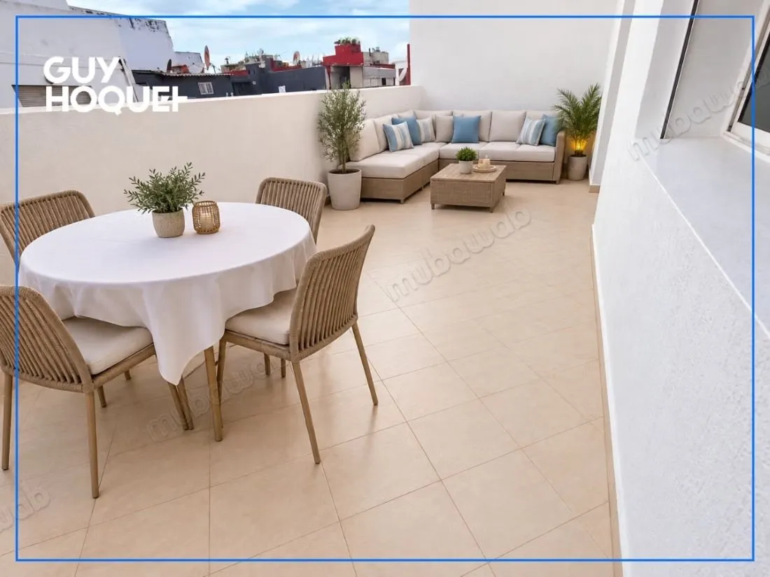 Appartement terrasse 4eme étage quartier Burger - الدار البيضاء