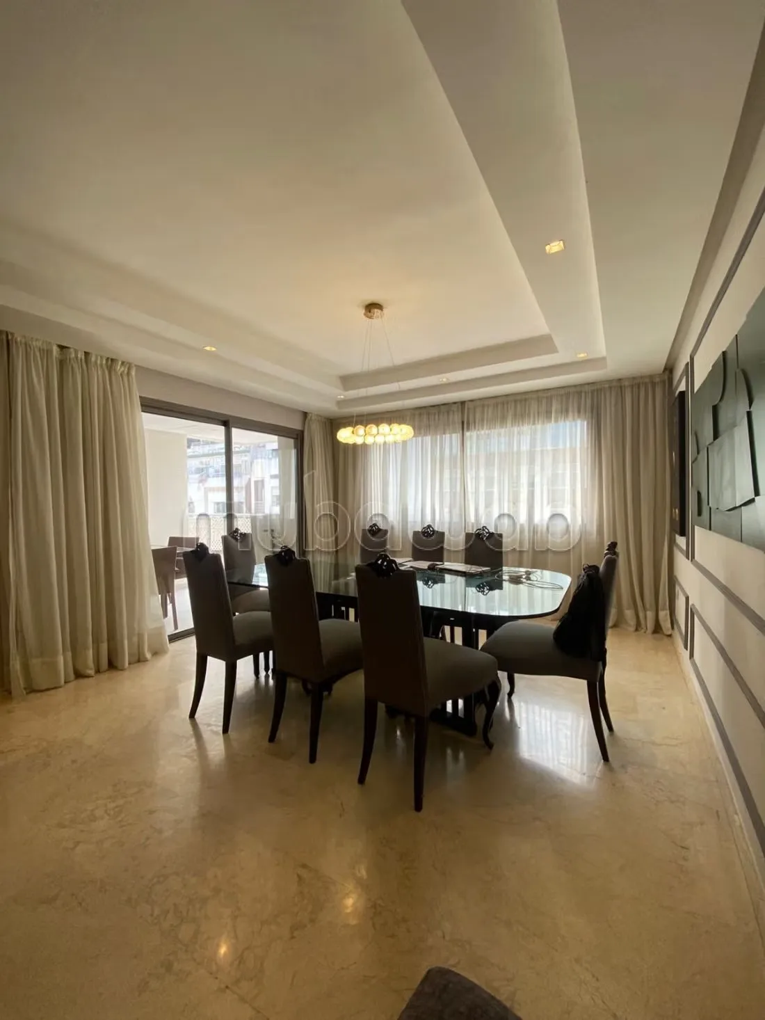 Appartement 164 m² ensoleillé 3 chambres Racine - الدار البيضاء (3)