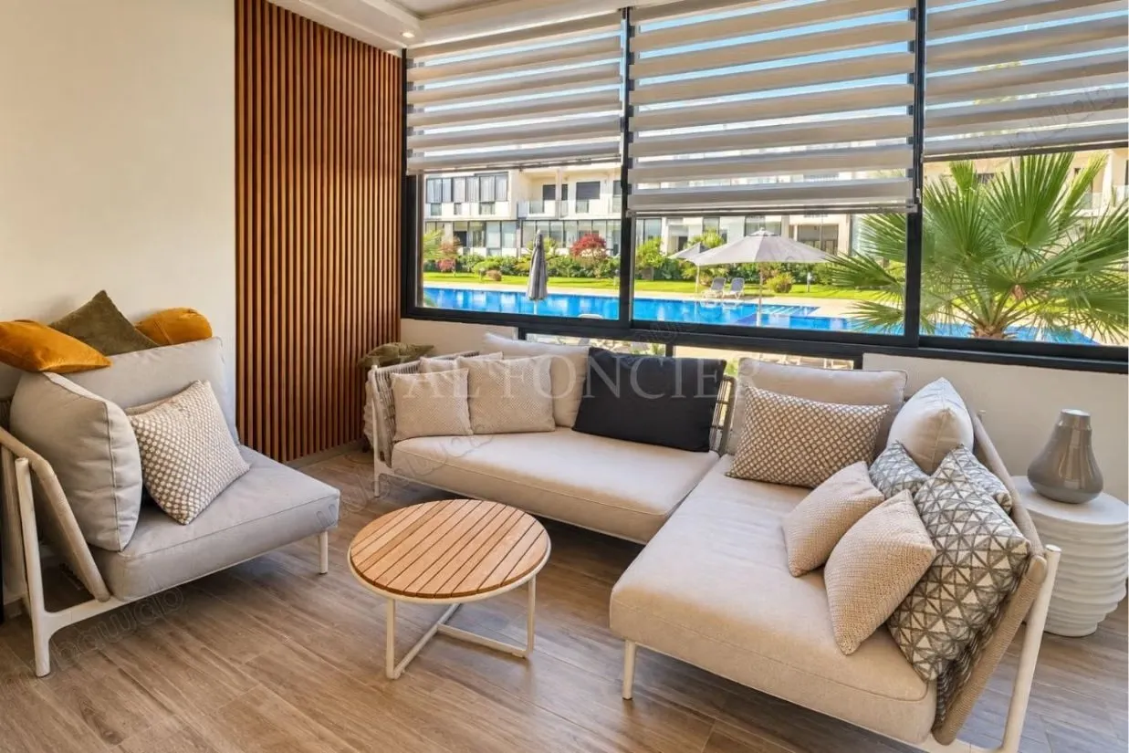 Vente Appartement rénové 114m2 2 chambres Les Crêtes, Casabl... - الدار البيضاء (2)