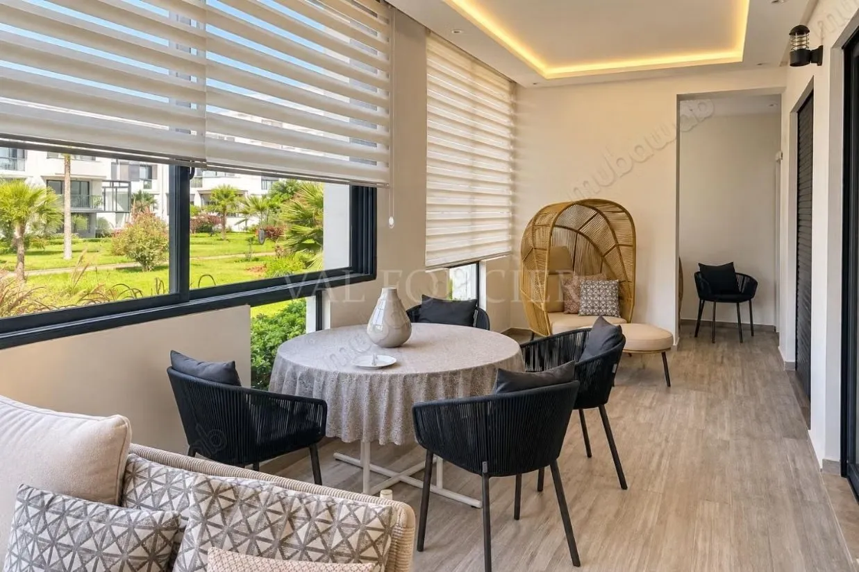 Vente Appartement rénové 114m2 2 chambres Les Crêtes, Casabl... - الدار البيضاء (3)