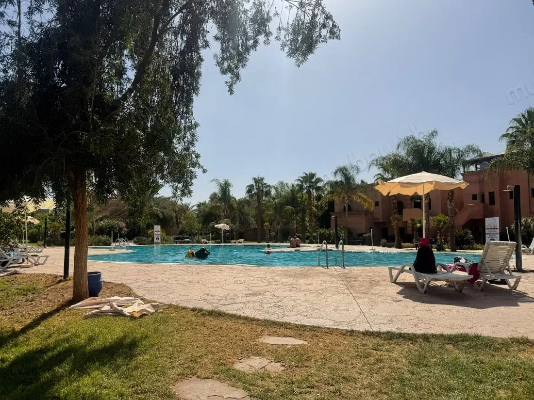 Rez de jardin une chambre, résidence avec piscine - مراكش