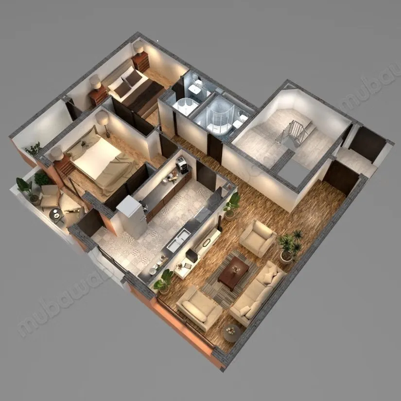 Appartement à l'achat à Guéliz. 
2 chambres. 
Ascenseur - مراكش