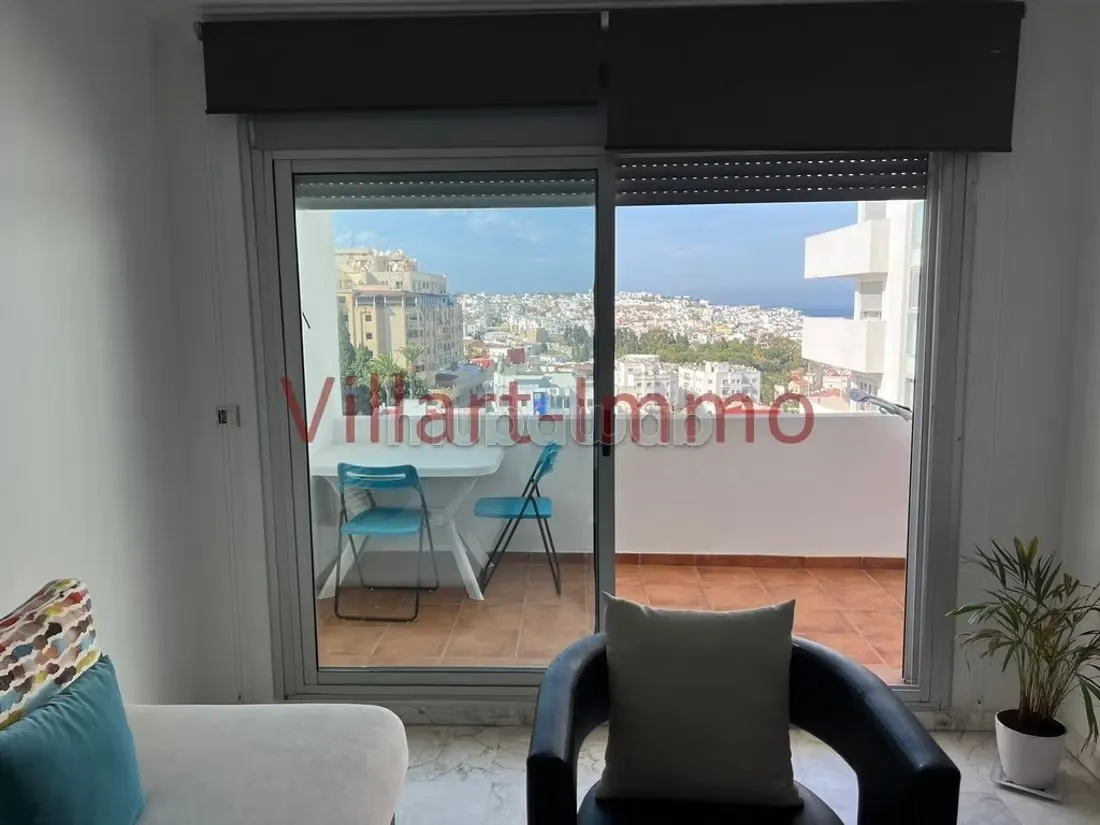 Superbe appartement, terrasse, psicine, vue mer - طنجة