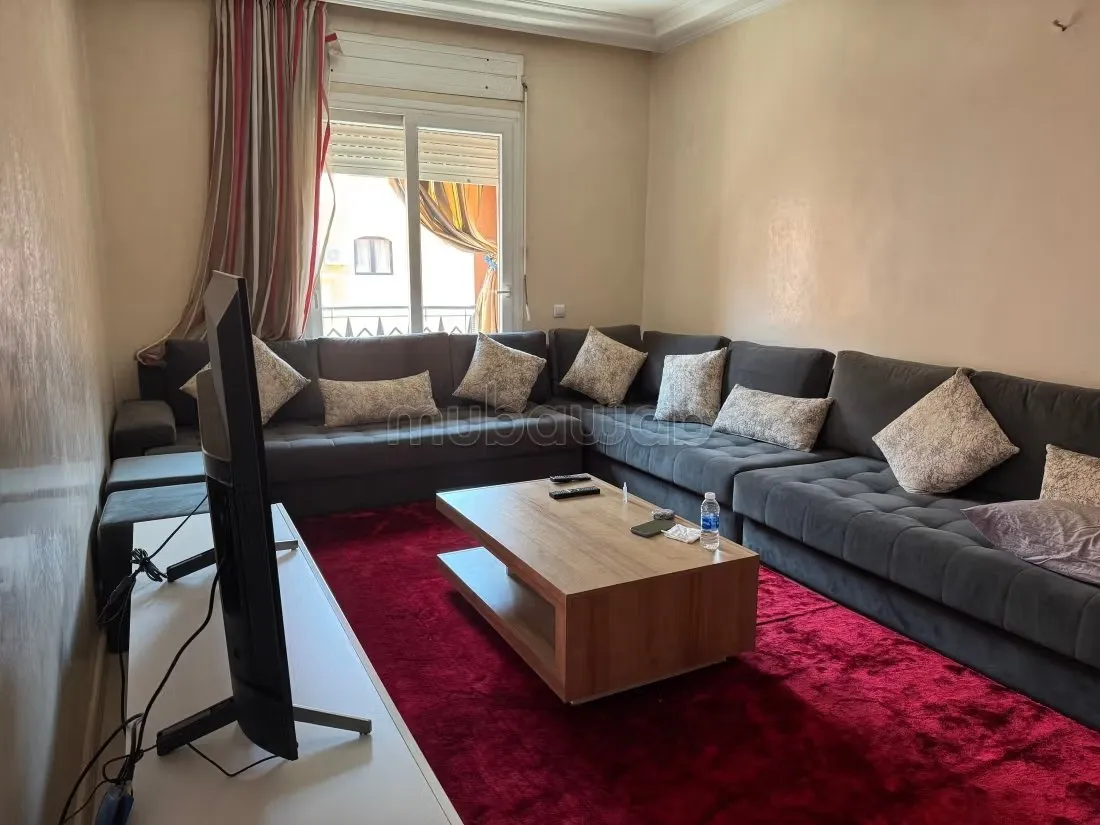 Appartement de 89m deux chambres 3 balcons - مراكش