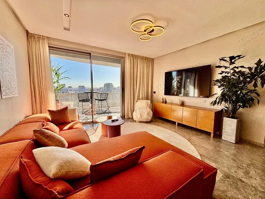 Appartement deux chambres meuble avec vue sur parc - الدار البيضاء (3)